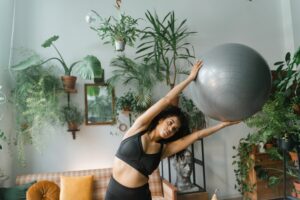selfcare-black-woman-doing-exercise-chatsandbanter